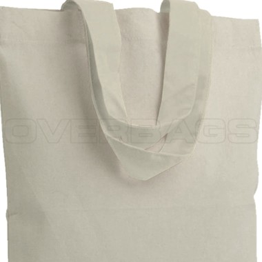 BORSA SHOPPER SACCHETTO DI COTONE CM 26X32 MANICI COLORATI