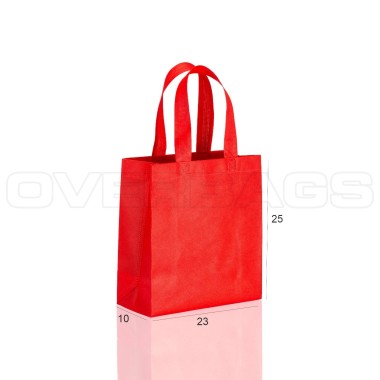 BORSA SHOPPER SACCHETTO DI TESSUTO TNT ROSSO