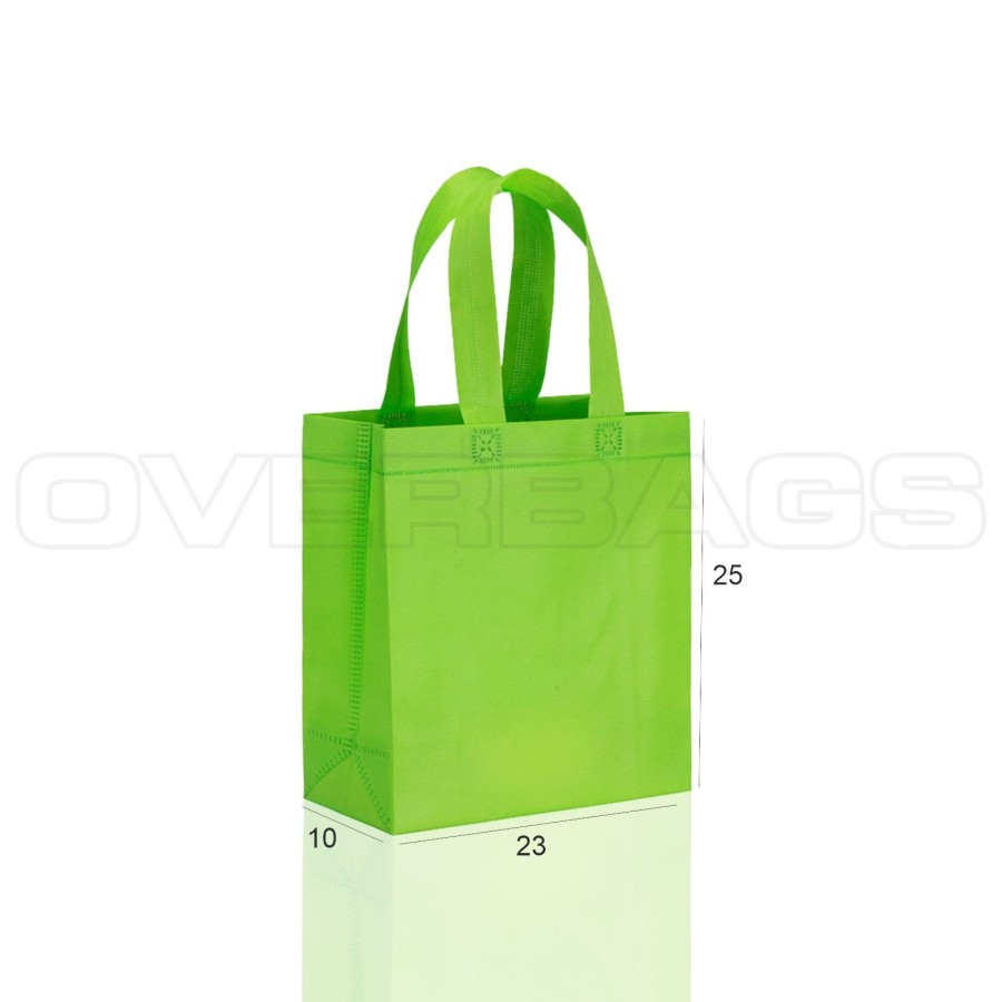 BORSA SHOPPER SACCHETTO DI TESSUTO TNT VERDE MELA